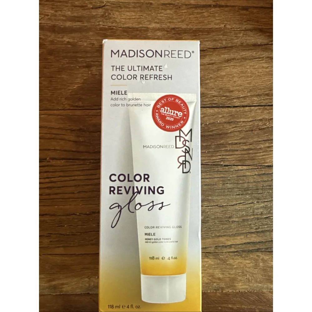 Madison Reed Hair Color Reviving Gloss Miele Honey‎ Gold Tones New (3) 4 Oz Each
